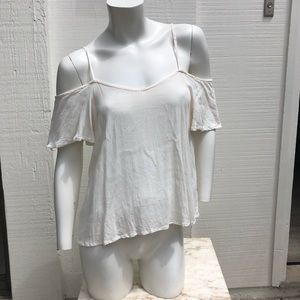 New White Off the Shoulder Top